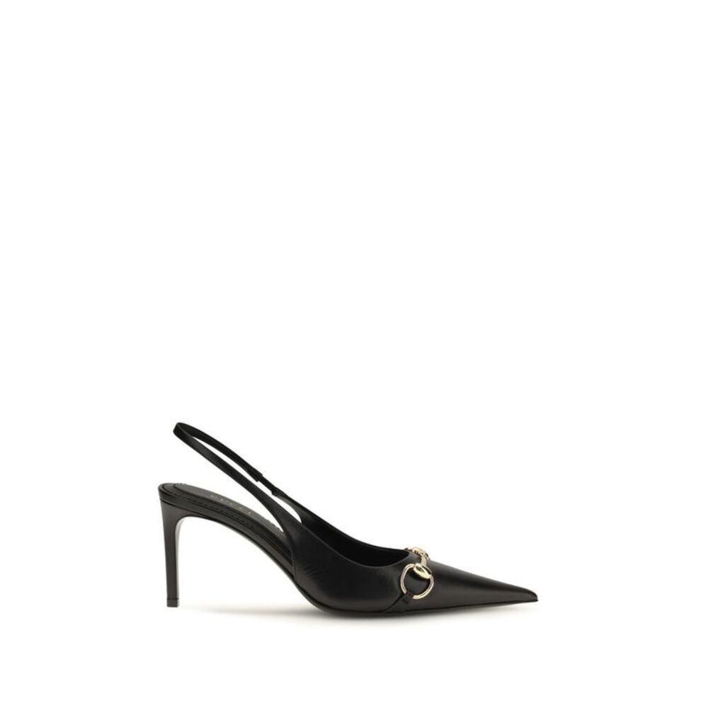 Gucci Black Goatskin High Heel Women's Pumps